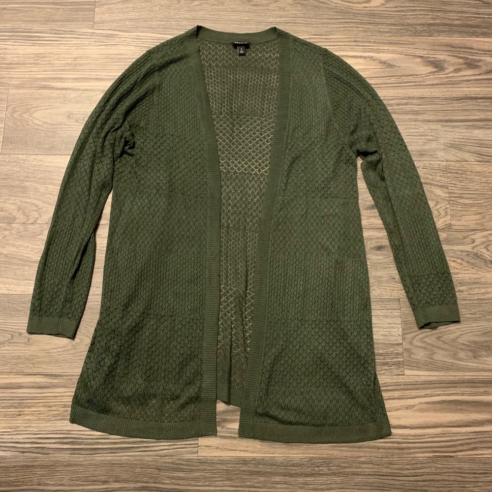 NWOT Torrid olive green knit cardigan sweater